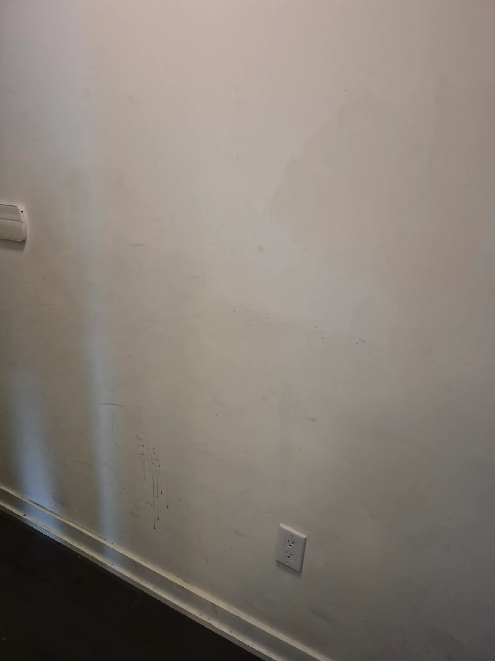 dirty condo wall